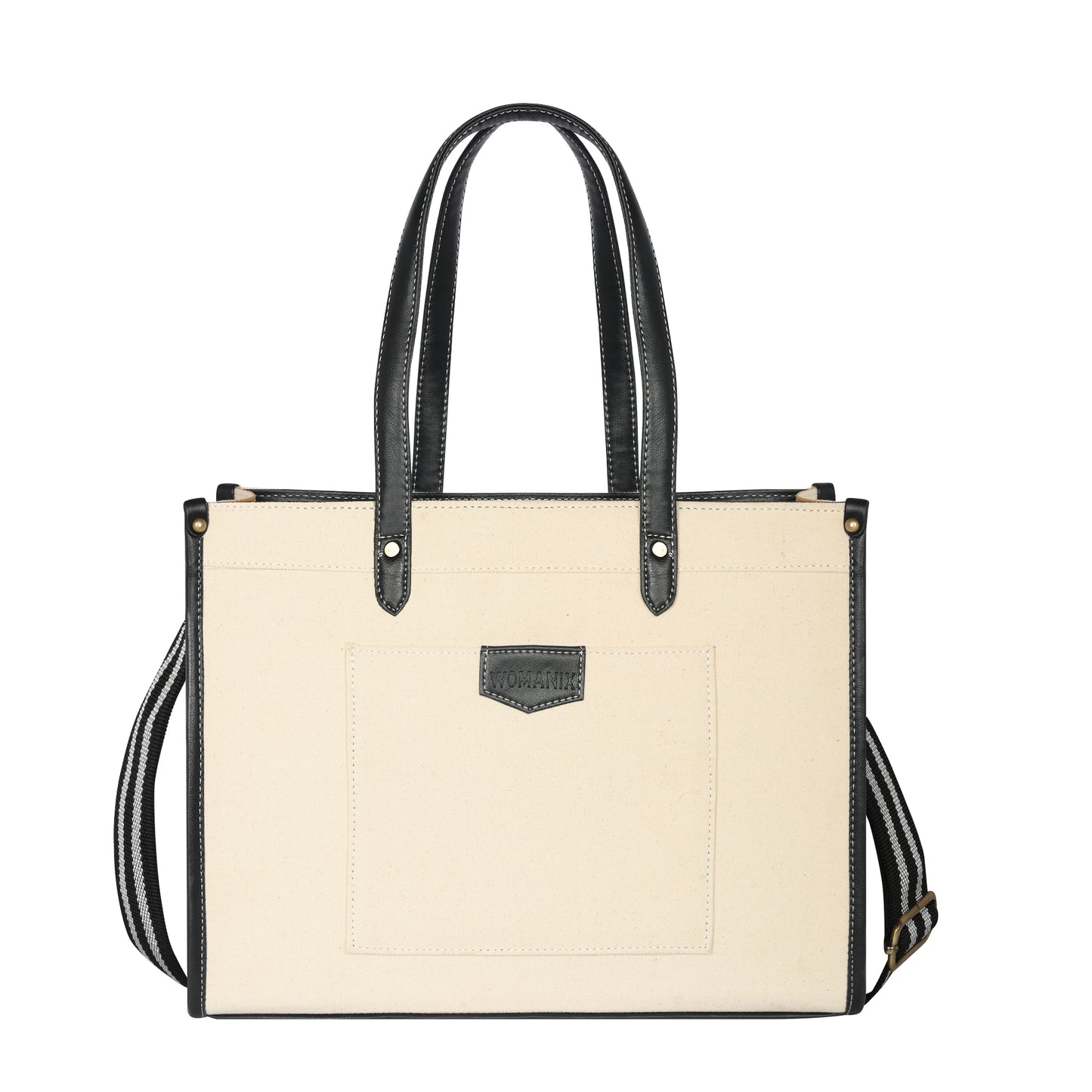 Canvas Laptop Tote Bag 14 inch Casual Briefcase Handbag