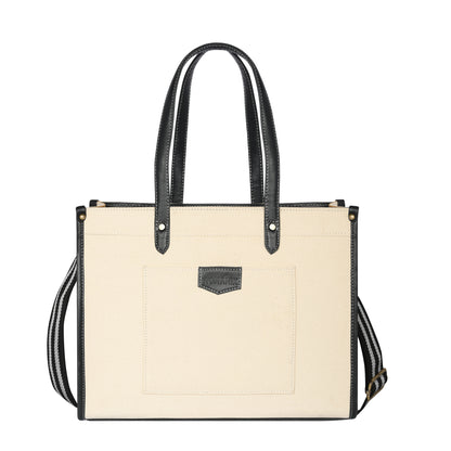 Canvas Laptop Tote Bag 14 inch Casual Briefcase Handbag