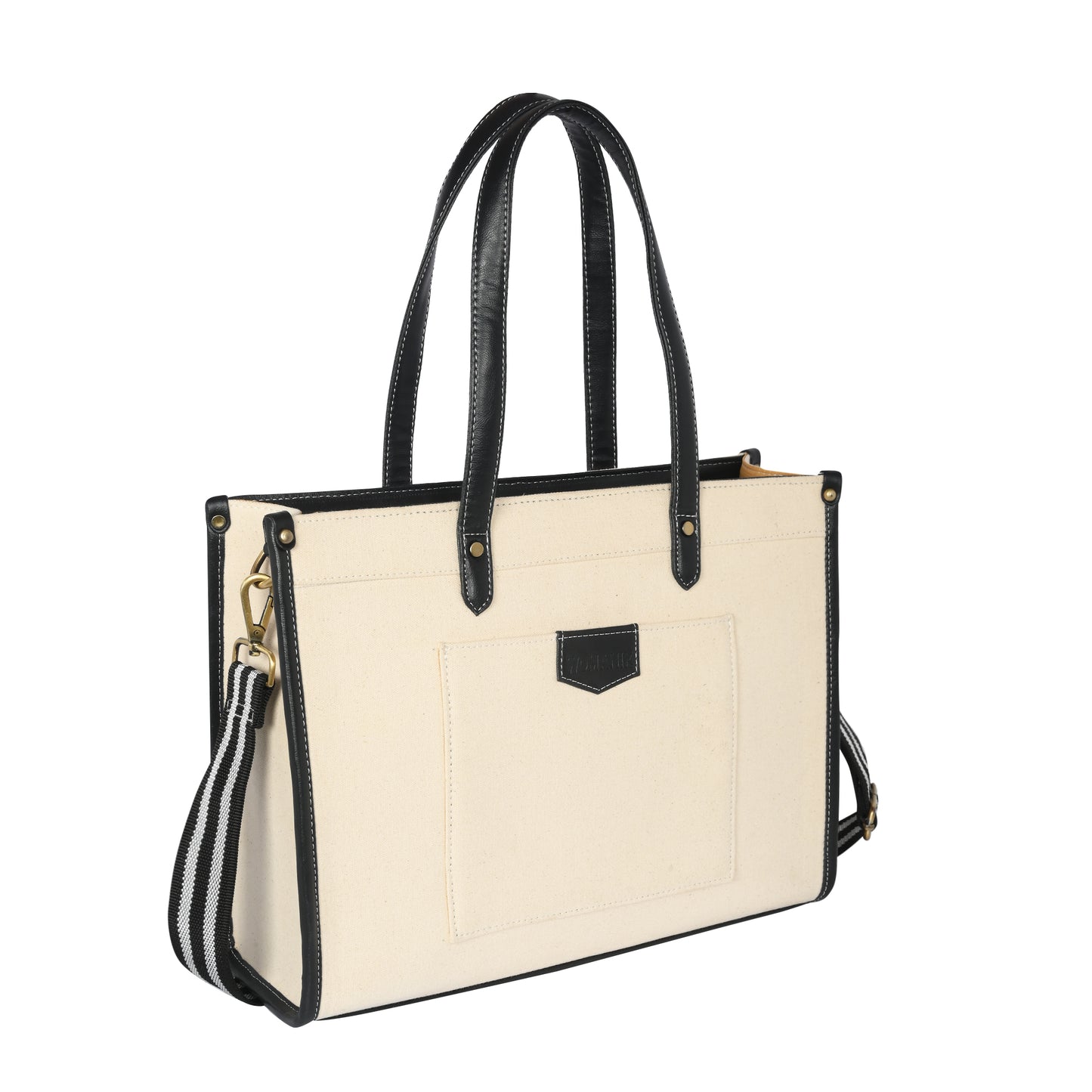 Canvas Laptop Tote Bag 14 inch Casual Briefcase Handbag