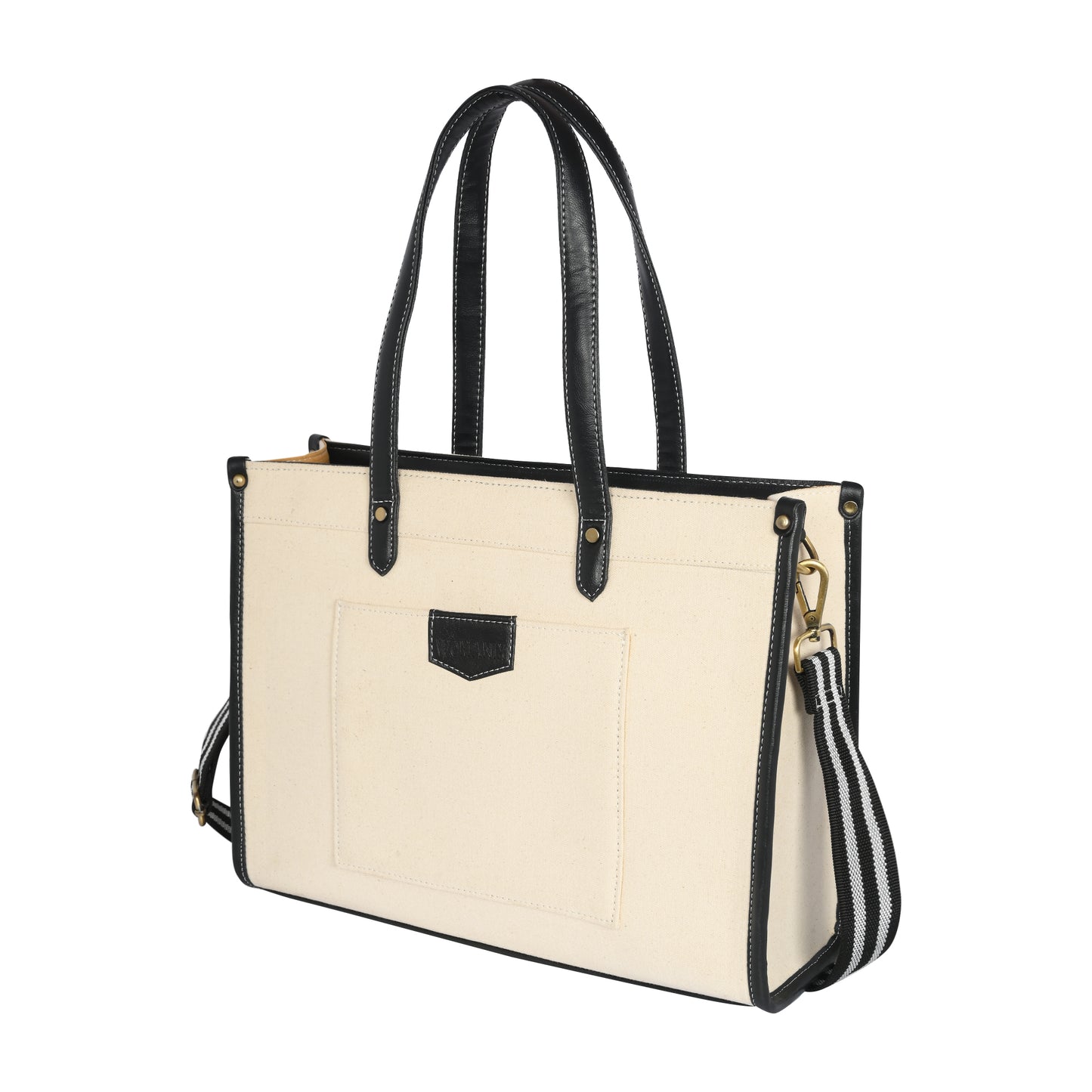Canvas Laptop Tote Bag 14 inch Casual Briefcase Handbag