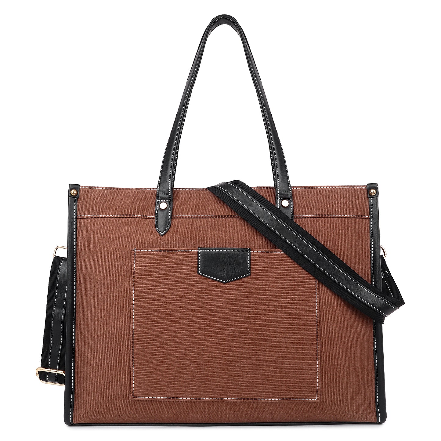 Canvas Laptop Tote Bag 14 inch Casual Briefcase Handbag