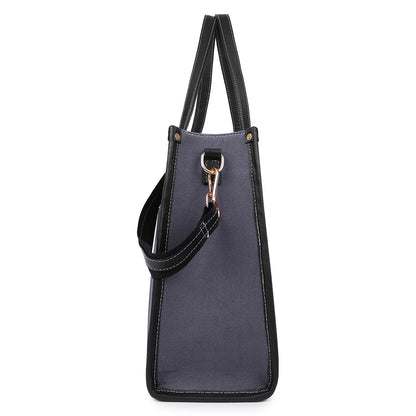 Canvas Laptop Tote Bag 14 inch Casual Briefcase Handbag