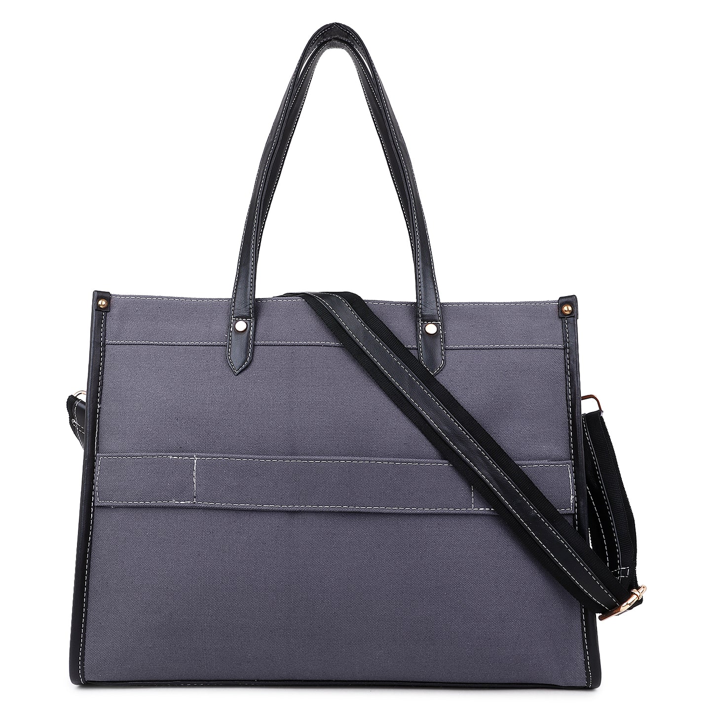 Canvas Laptop Tote Bag 14 inch Casual Briefcase Handbag