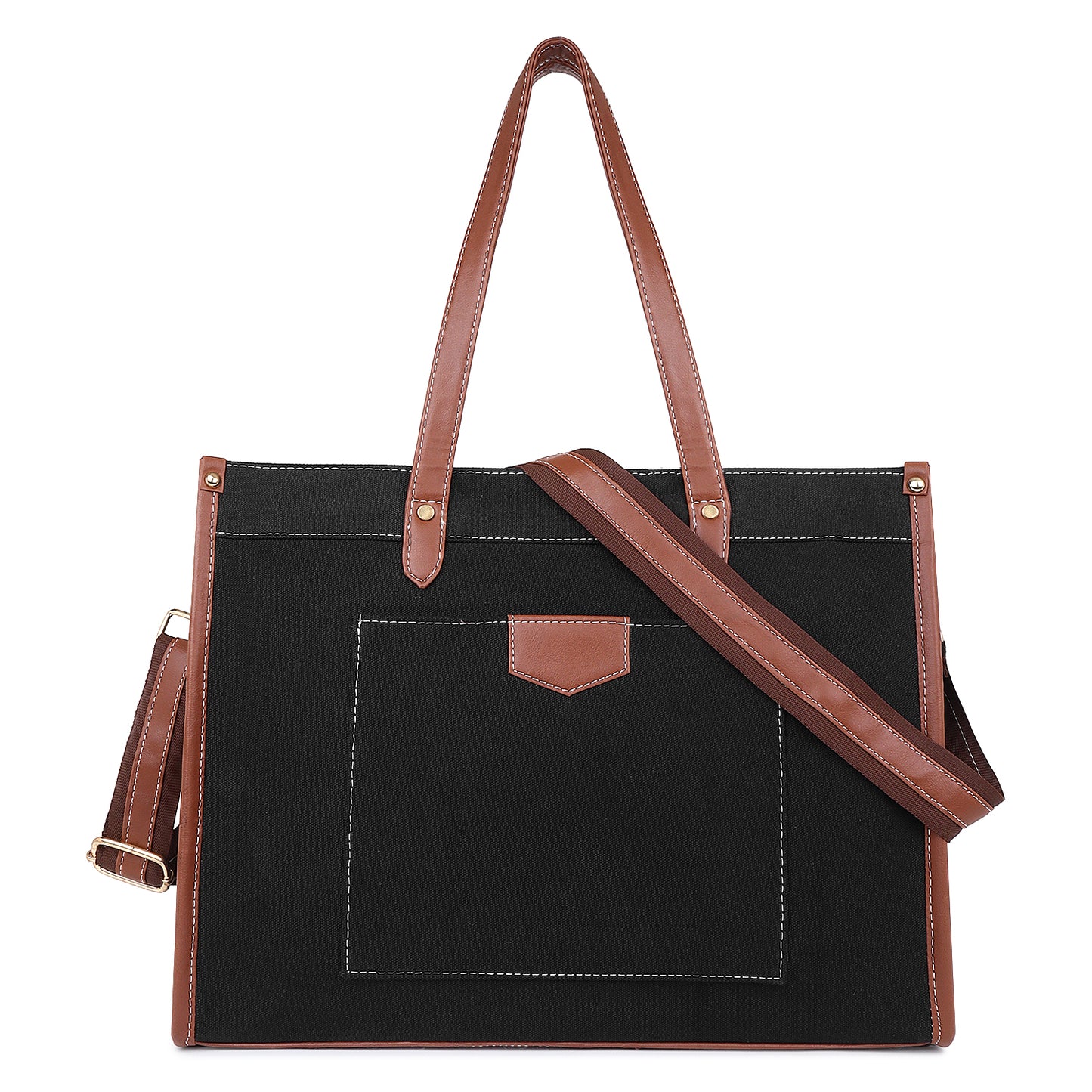Canvas Laptop Tote Bag 14 inch Casual Briefcase Handbag