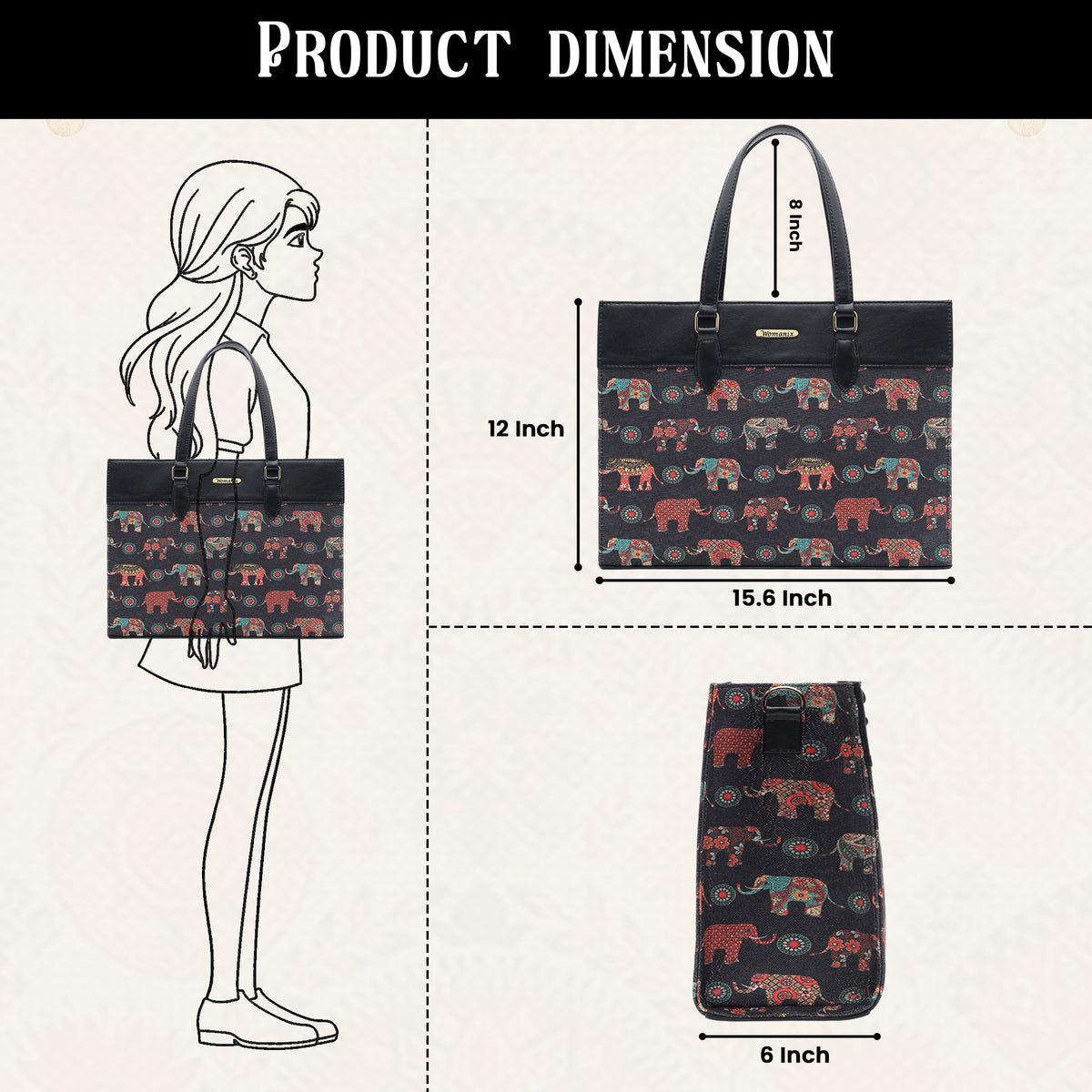 Womanix Purses and Handbags for Women,Stylish Tote Shoulder Satchel Bag Crossbody Top Handle Bags with Zipper