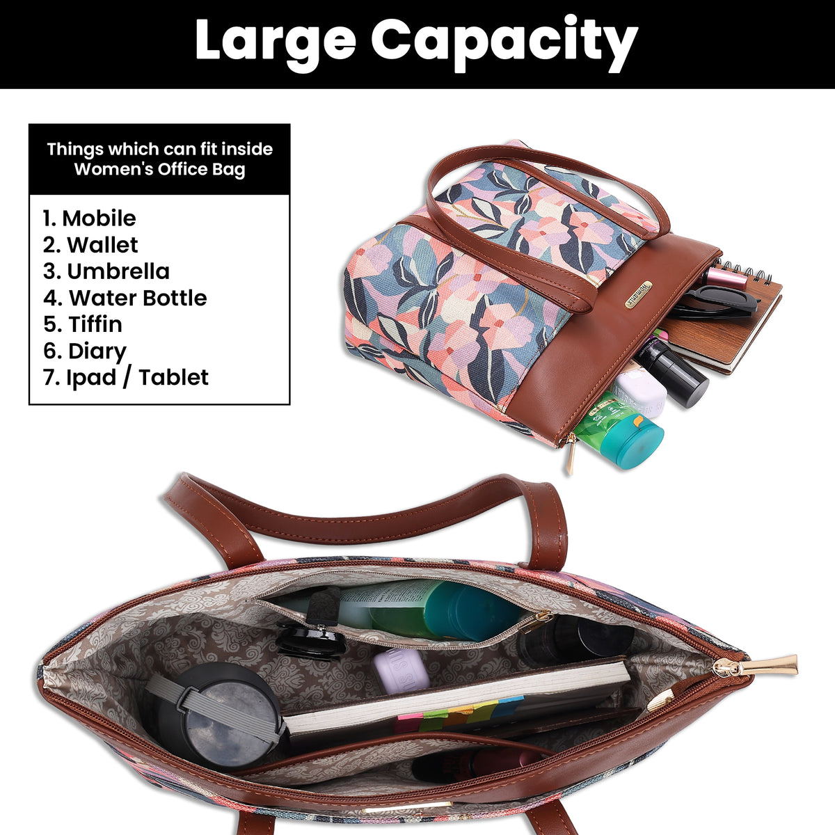 Womanix Shoulder Bag for Daily Use,with Decorative Arch Pattern Design