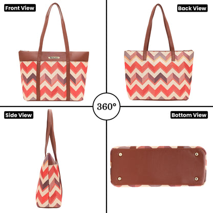 Womanix Shoulder Bag for Daily Use,with Decorative Arch Pattern Design