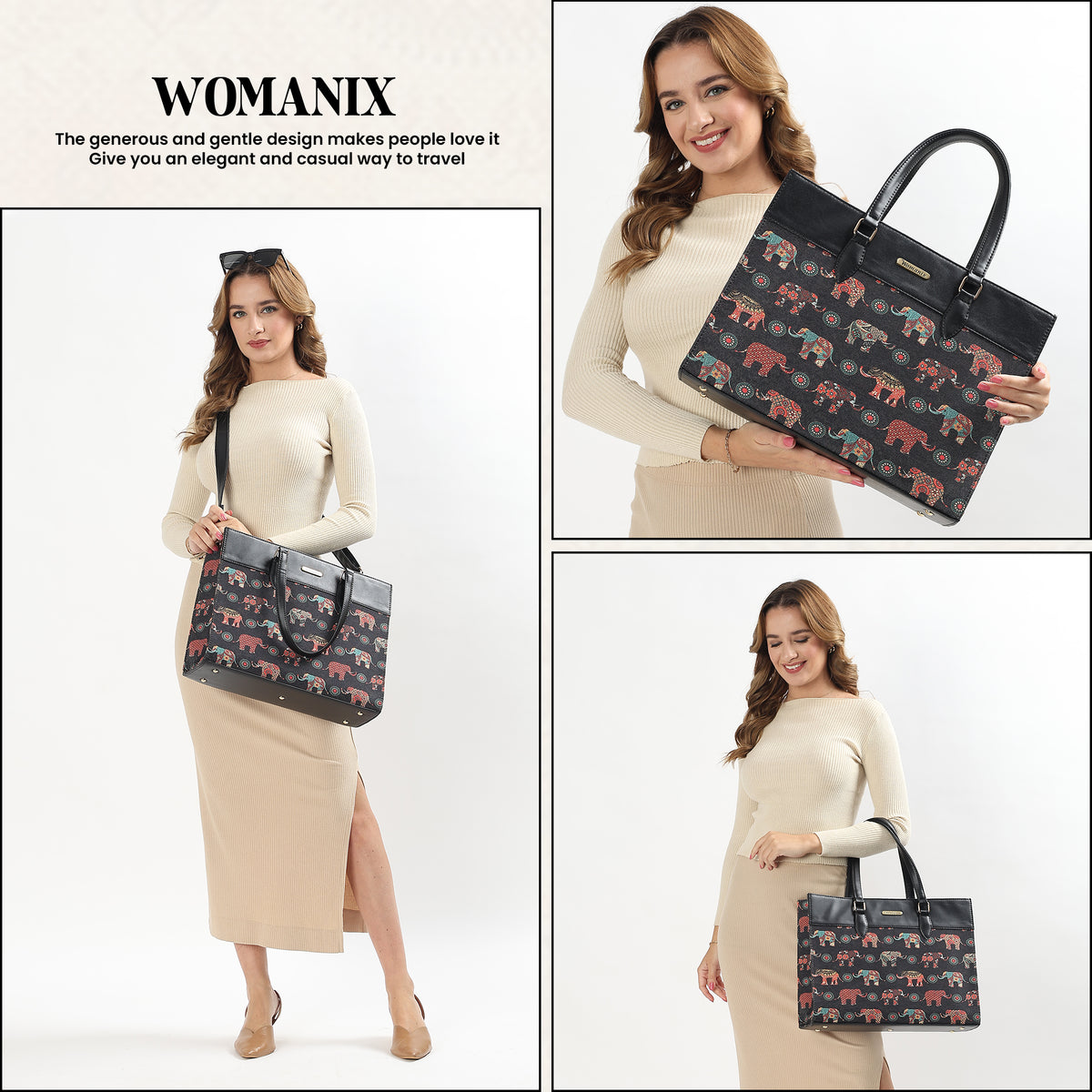 Womanix Purses and Handbags for Women,Stylish Tote Shoulder Satchel Bag Crossbody Top Handle Bags with Zipper