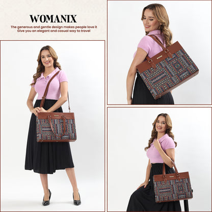 Womanix Purses and Handbags for Women,Stylish Tote Shoulder Satchel Bag Crossbody Top Handle Bags with Zipper