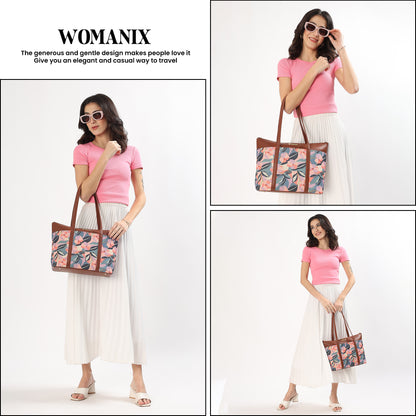 Womanix Shoulder Bag for Daily Use,with Decorative Arch Pattern Design