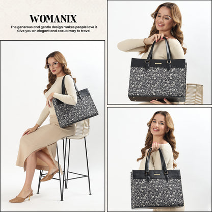 Womanix Purses and Handbags for Women,Stylish Tote Shoulder Satchel Bag Crossbody Top Handle Bags with Zipper