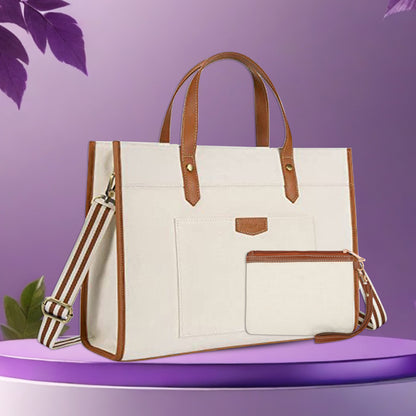 Noir Charm Laptop Tote