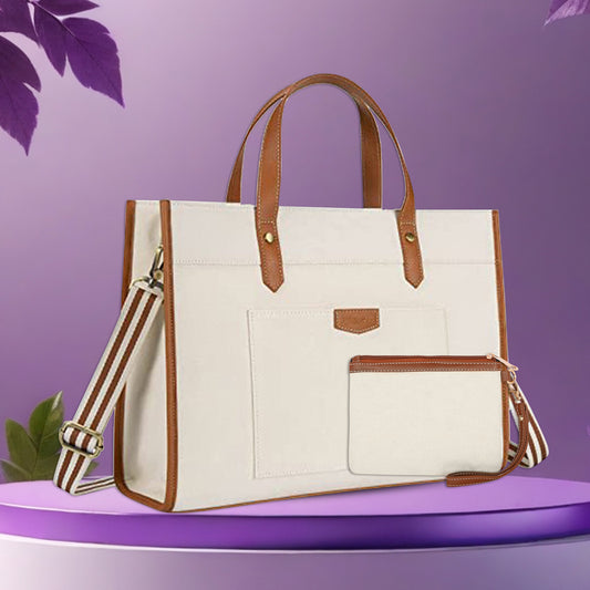 Noir Charm Laptop Tote