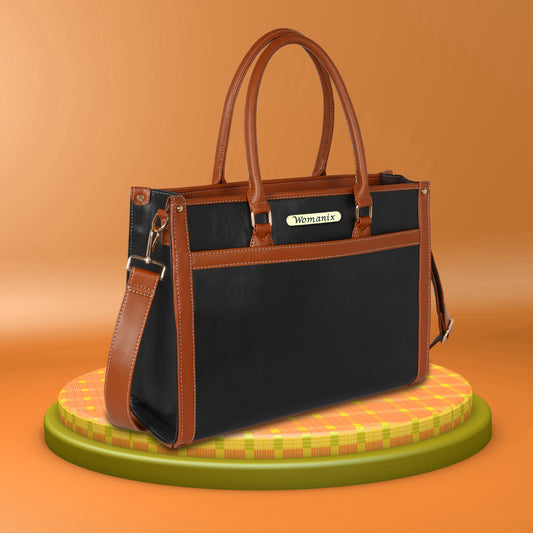 Women Canvas Laptop Tote Bag 14 Inch, College Bag, Office Bags