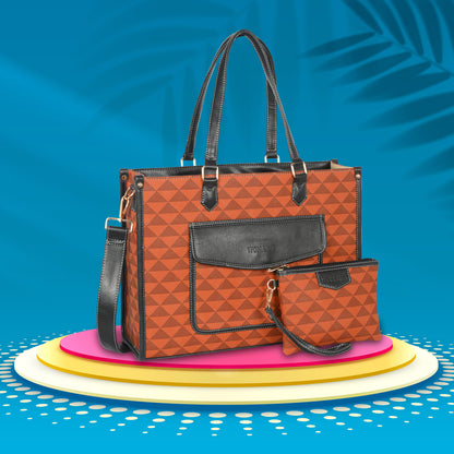 Women PU Laptop Tote bag 15 Inch College Bag Office Bag Briefcase Handbag (0077)