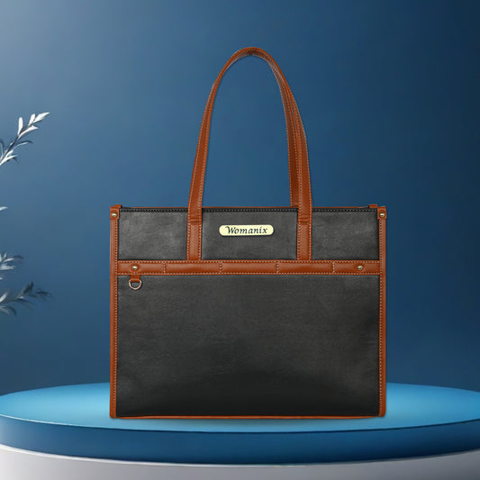 Women PU Laptop Tote bag 15 Inch College Bag Office Bag Briefcase Handbag (0078)