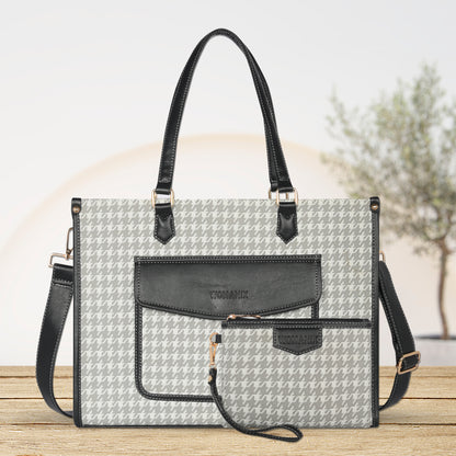 Women PU Laptop Tote bag 15 Inch College Bag Office Bag Briefcase Handbag (0077)