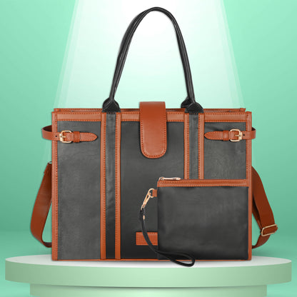 Women PU Laptop Tote bag 15 Inch College Bag Office Bag Briefcase Handbag(0075)