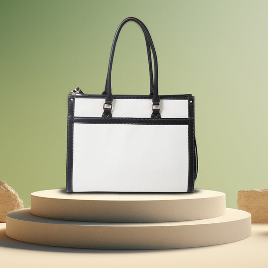Women Canvas Laptop Tote Bag 14 inch Casual Briefcase Handbag