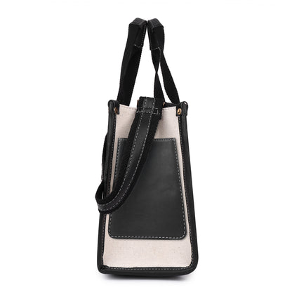 Canvas Laptop Tote Bag 12 inch Casual Small Briefcase Handbag
