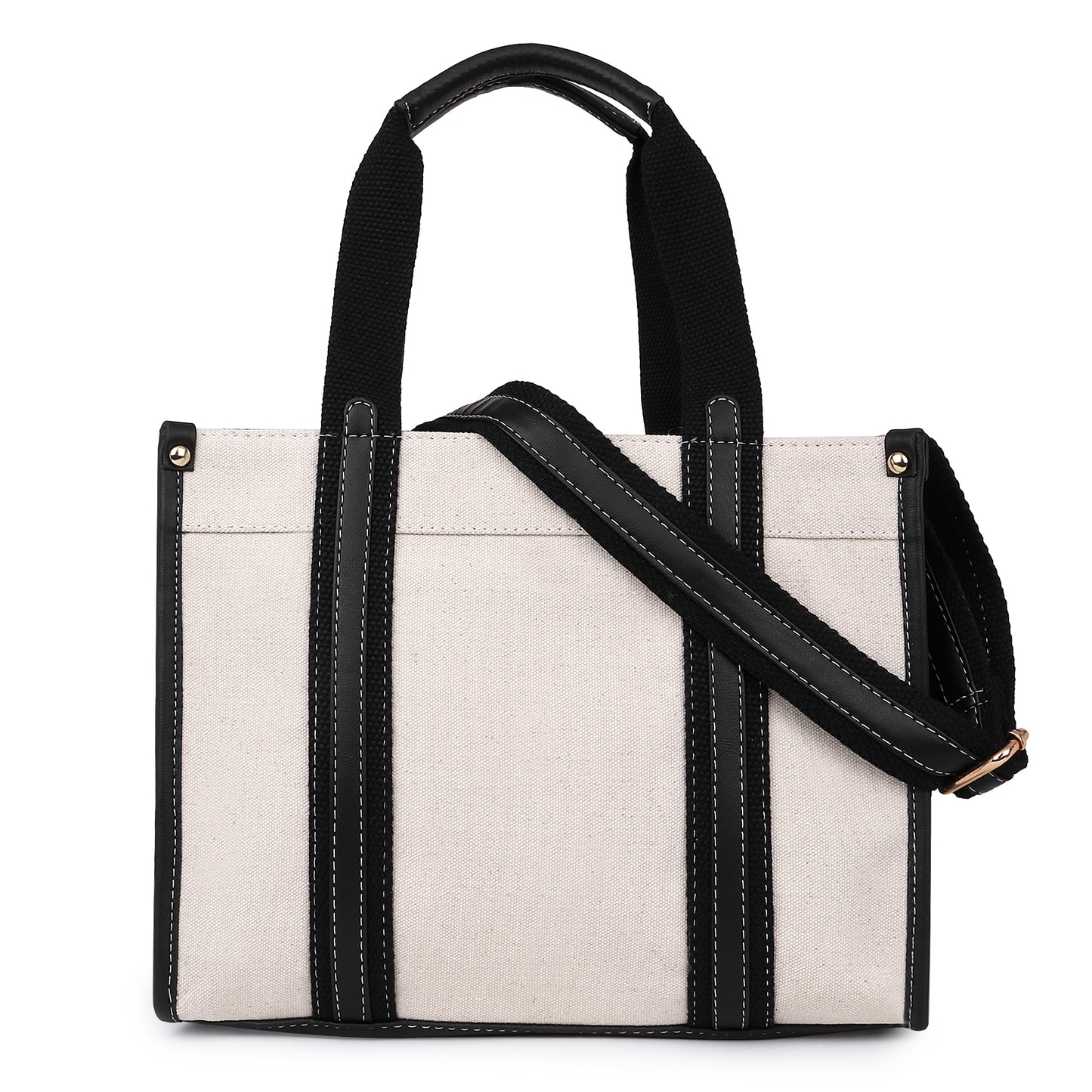 Canvas Laptop Tote Bag 12 inch Casual Small Briefcase Handbag