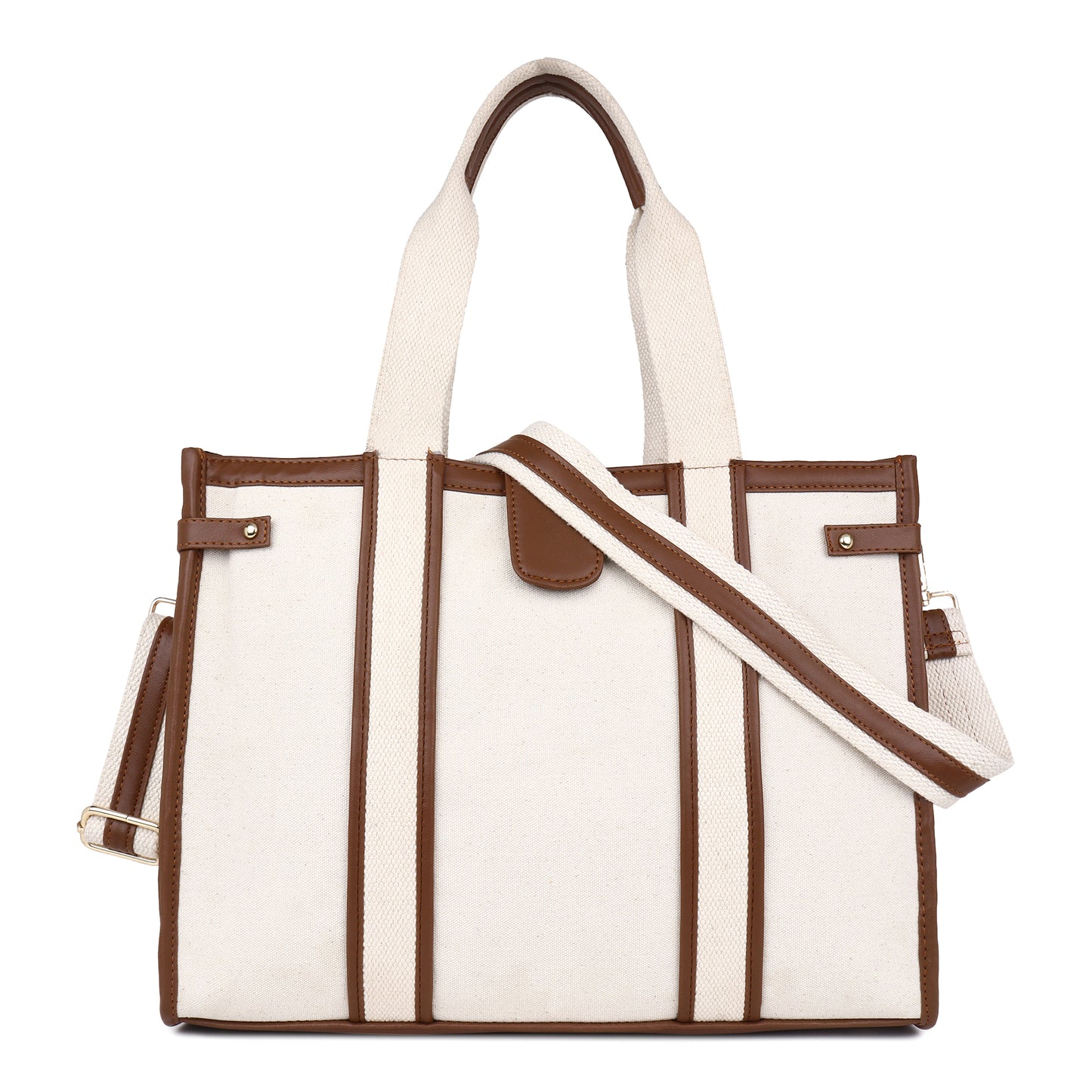Canvas Laptop Tote Bag 14 inch Casual Briefcase Handbag