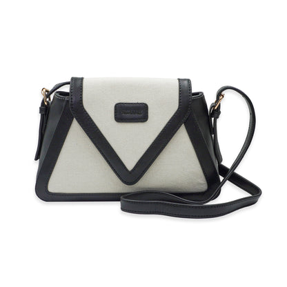 Canvas Sling Bag For Casual Use, Shoulder Sling Bag with Adjustable Strap
