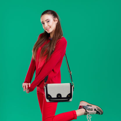 Canvas Sling Bag For Casual Use, Shoulder Sling Bag with Adjustable Strap