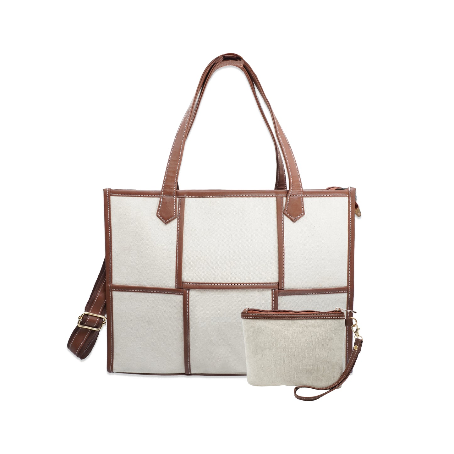 Women Canvas Laptop Tote Bag 14 inch Casual Briefcase Handbag