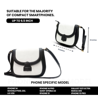 Womanix Canvas Sling Bag, Shoulder Bag with Adjustable Strap