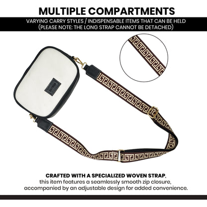 Womanix Canvas Sling Bag, Shoulder Sling Bag with Adjustable Strap