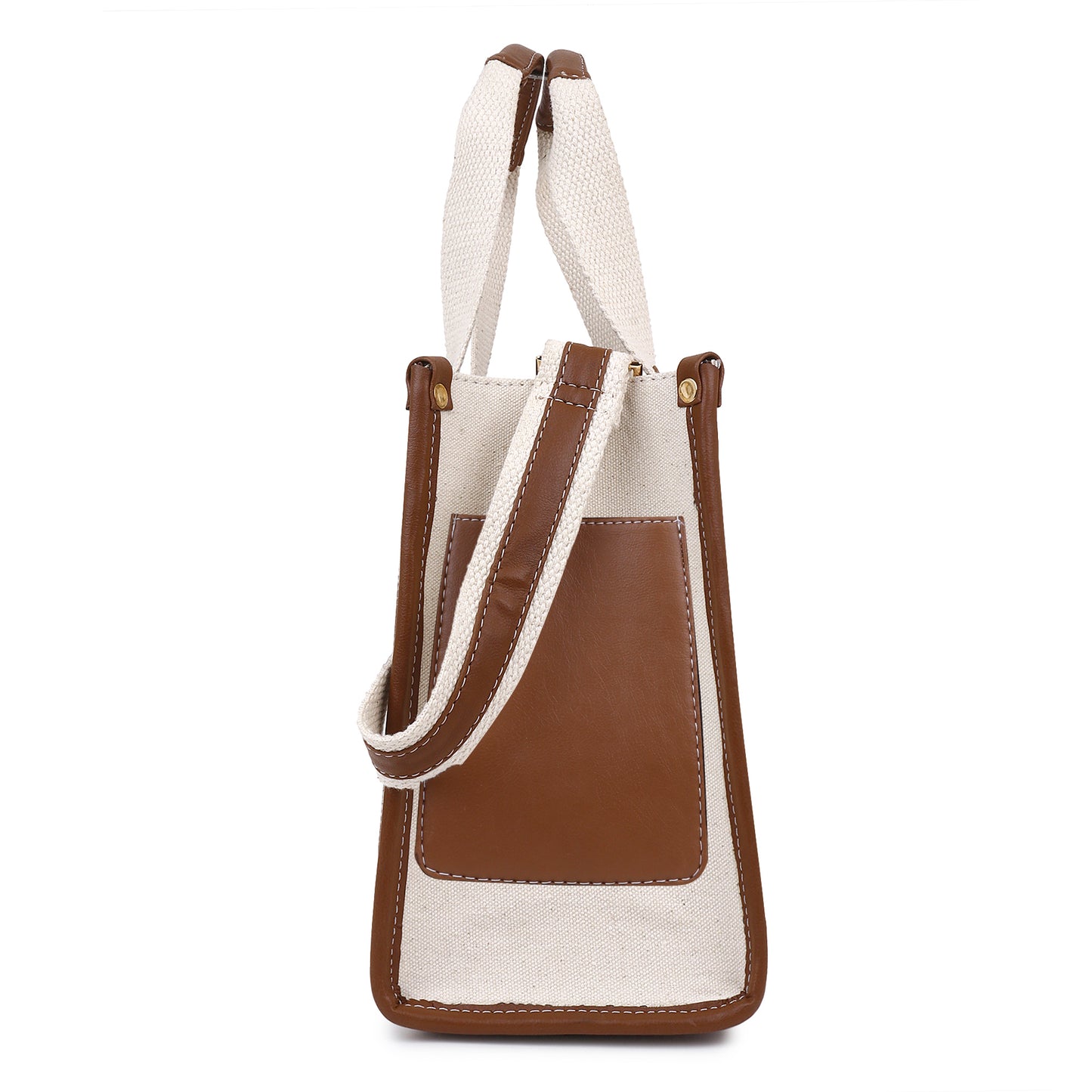 Canvas Laptop Tote Bag 12 inch Casual Small Briefcase Handbag