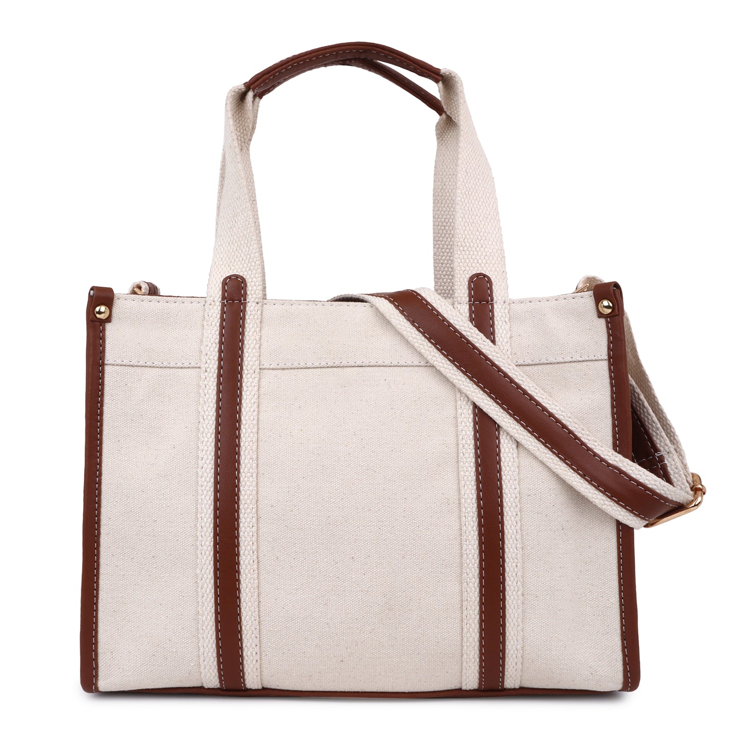 Canvas Laptop Tote Bag 12 inch Casual Small Briefcase Handbag