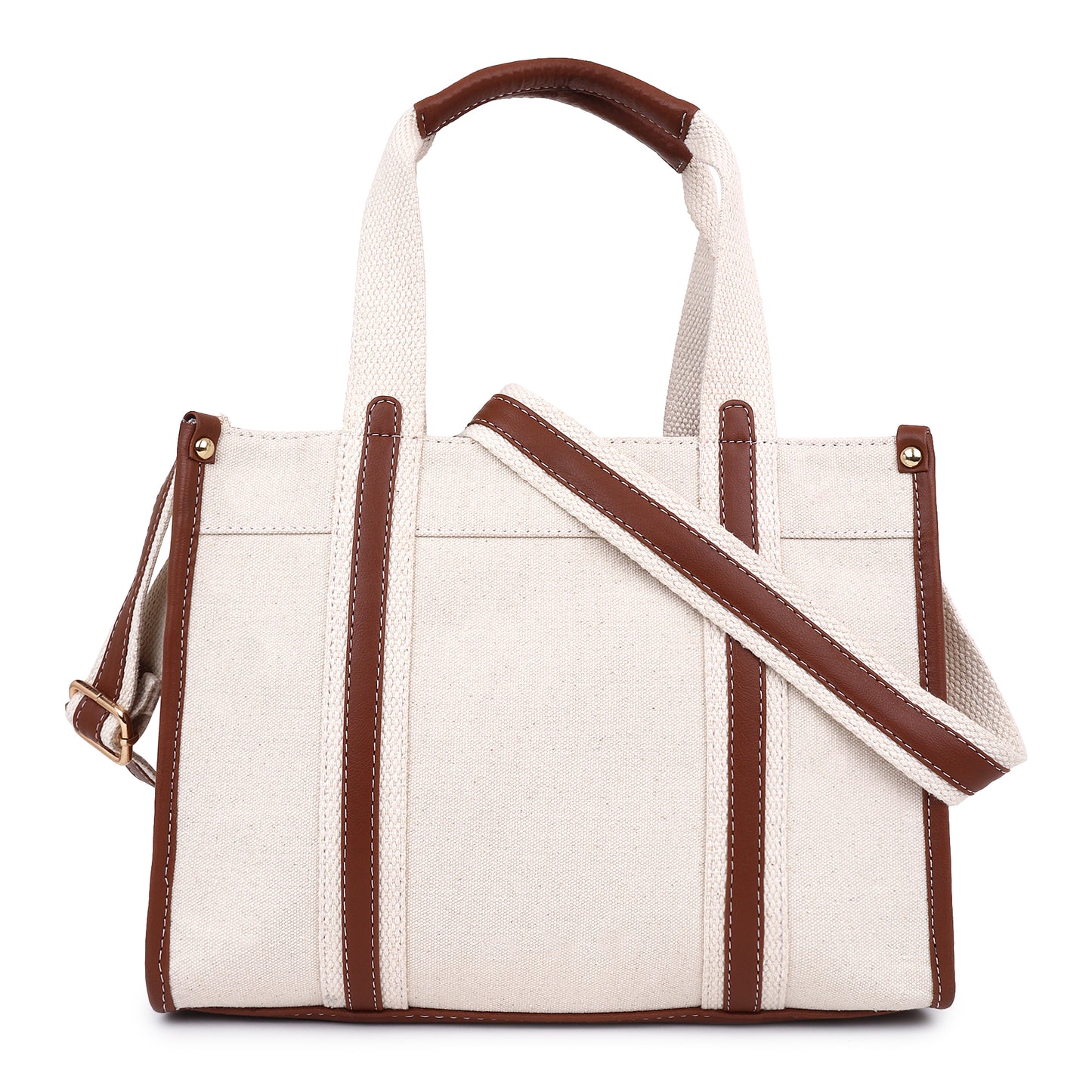 Canvas Laptop Tote Bag 12 inch Casual Small Briefcase Handbag