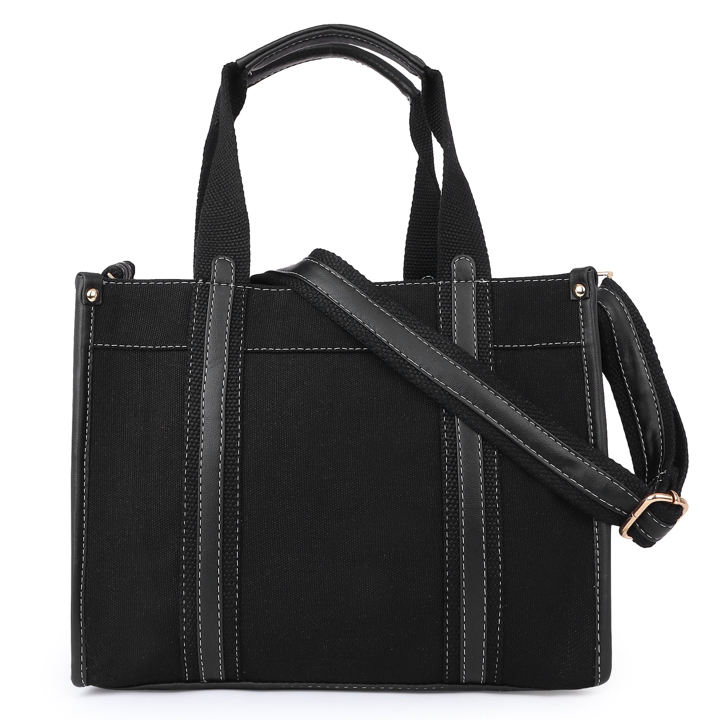 Canvas Laptop Tote Bag 12 inch Casual Small Briefcase Handbag