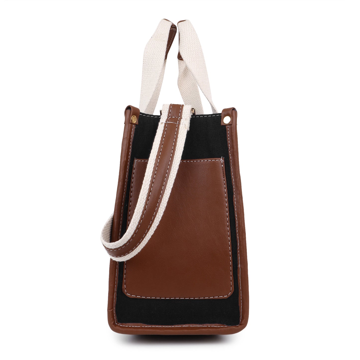 Canvas Laptop Tote Bag 12 inch Casual Small Briefcase Handbag