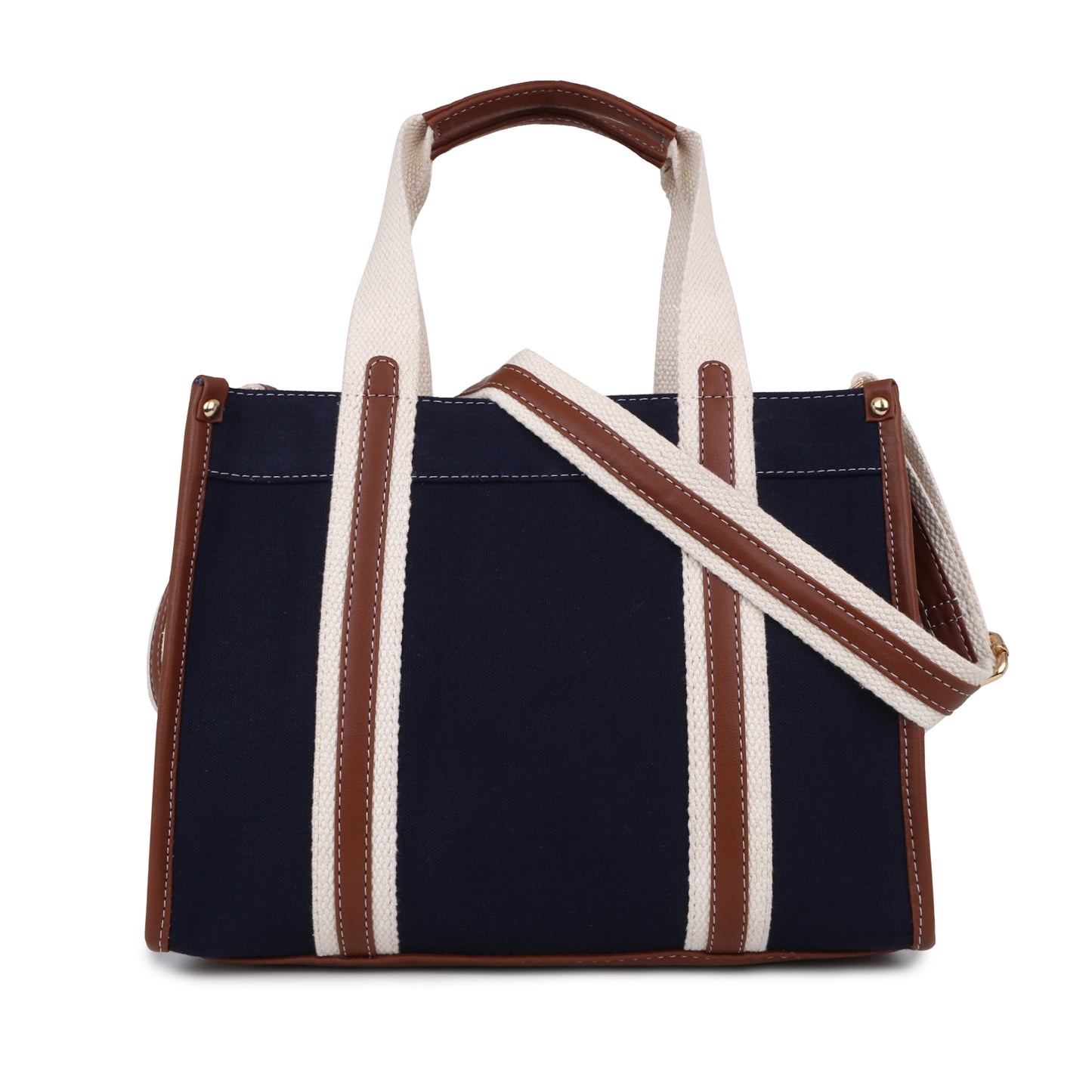 Canvas Laptop Tote Bag 12 inch Casual Small Briefcase Handbag