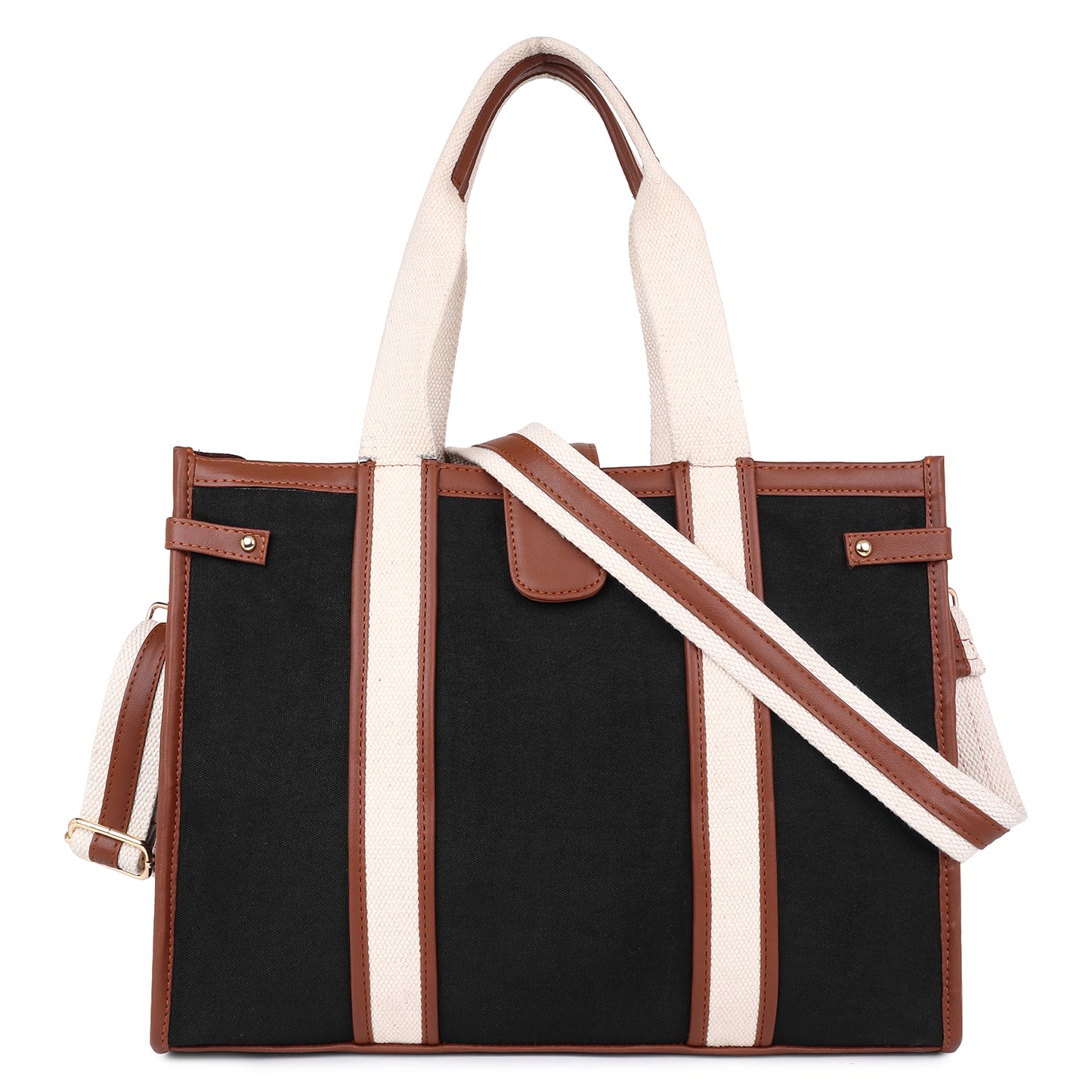 Canvas Laptop Tote Bag 14 inch Casual Briefcase Handbag