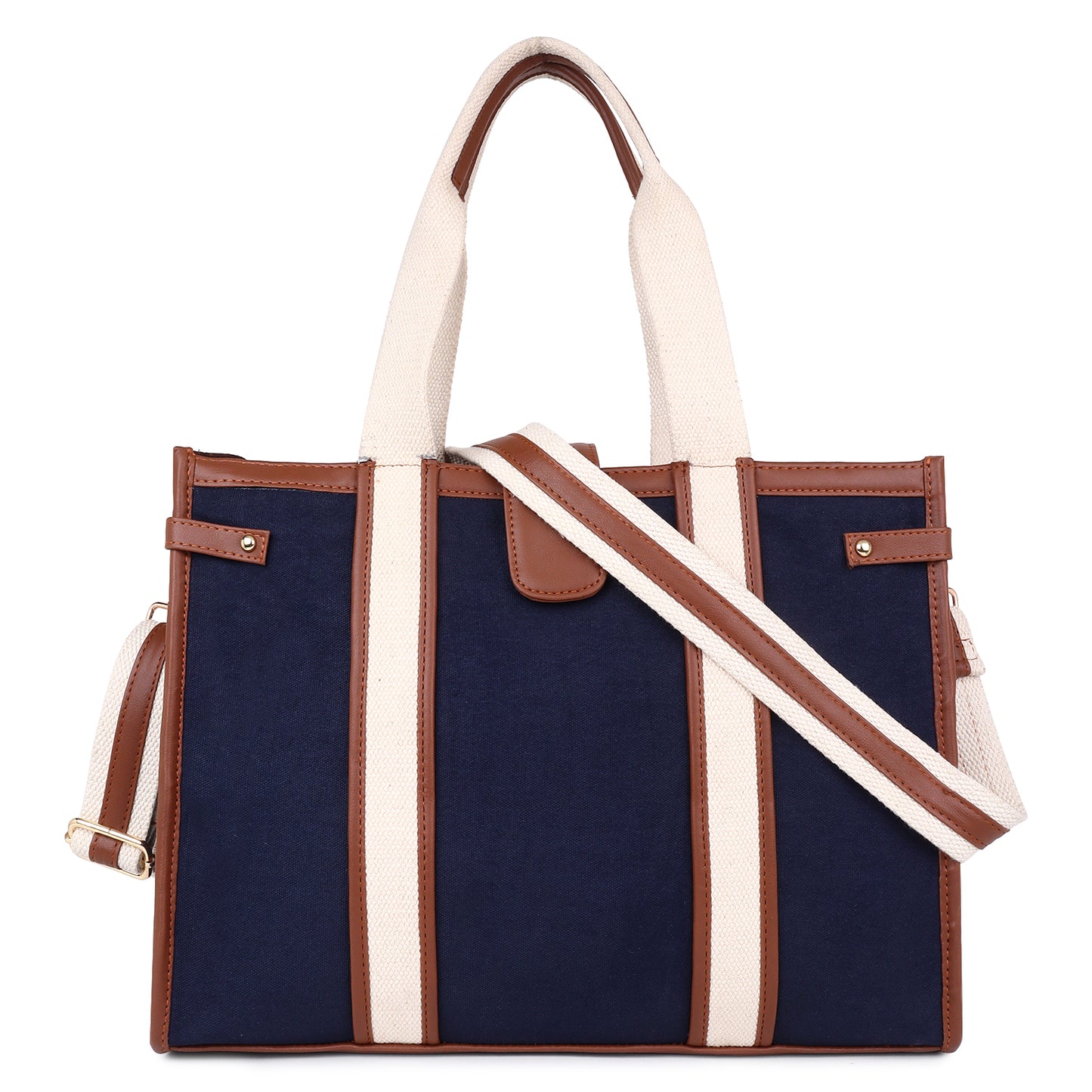 Canvas Laptop Tote Bag 14 inch Casual Briefcase Handbag