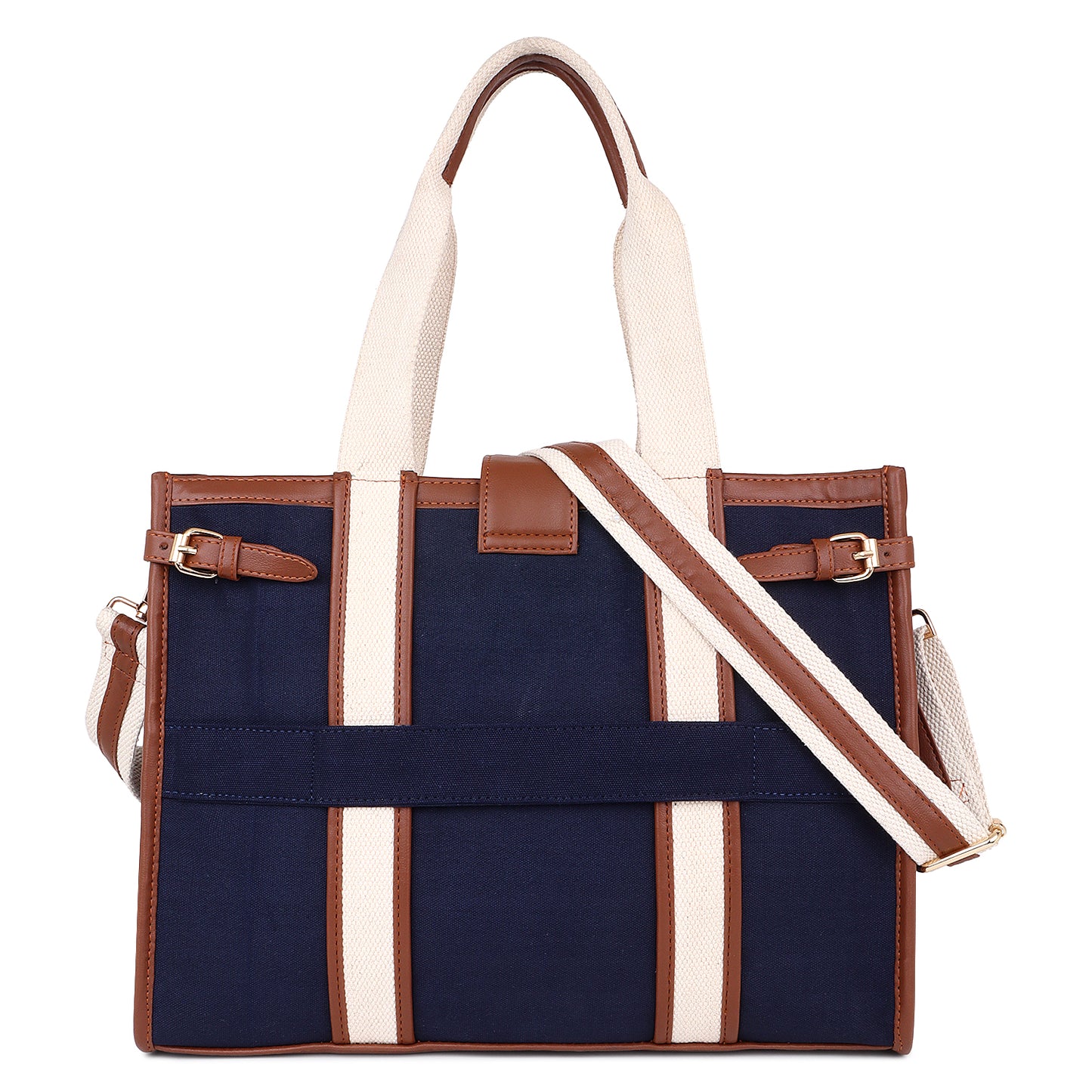 Canvas Laptop Tote Bag 14 inch Casual Briefcase Handbag