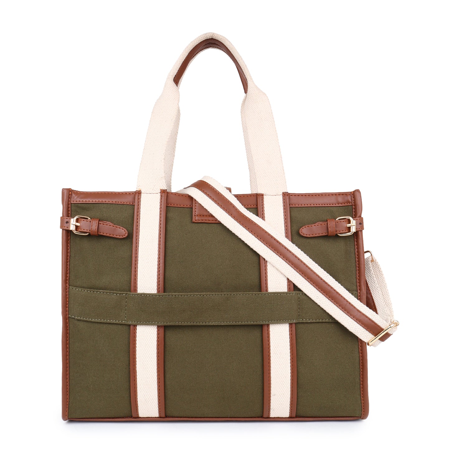 Canvas Laptop Tote Bag 14 inch Casual Briefcase Handbag