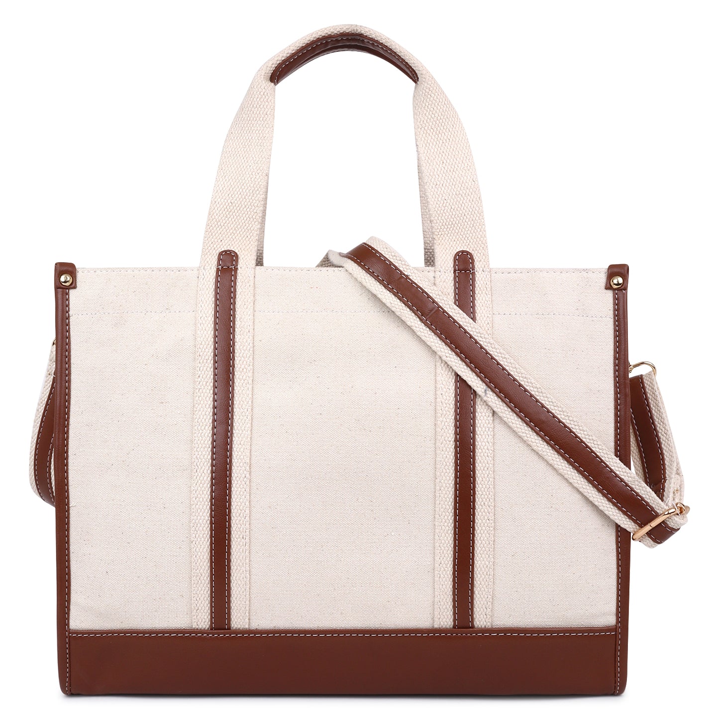 Canvas Laptop Tote Bag 14 inch Casual Briefcase Handbag