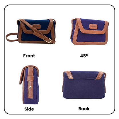 Canvas Sling Bag For Daily Use, Shoulder Sling Bag with Adjustable Strap