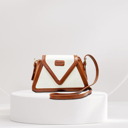 Canvas Sling Bag For Casual Use, Shoulder Sling Bag with Adjustable Strap