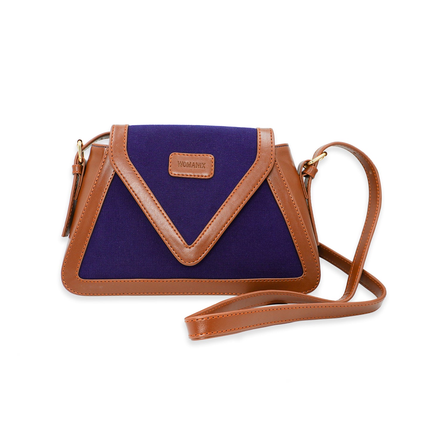 Canvas Sling Bag For Casual Use, Shoulder Sling Bag with Adjustable Strap