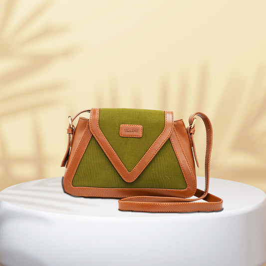 Canvas Sling Bag For Casual Use, Shoulder Sling Bag with Adjustable Strap