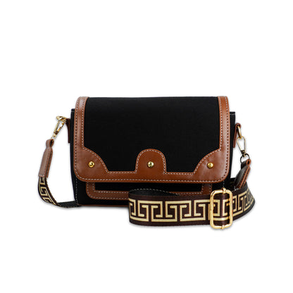 Canvas Sling Bag For Casual Use, Shoulder Sling Bag with Adjustable Strap