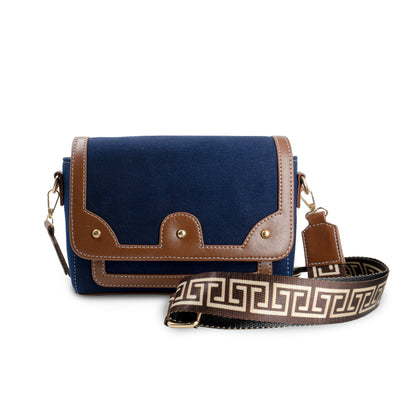Canvas Sling Bag For Casual Use, Shoulder Sling Bag with Adjustable Strap