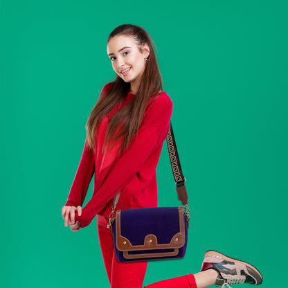 Canvas Sling Bag For Casual Use, Shoulder Sling Bag with Adjustable Strap