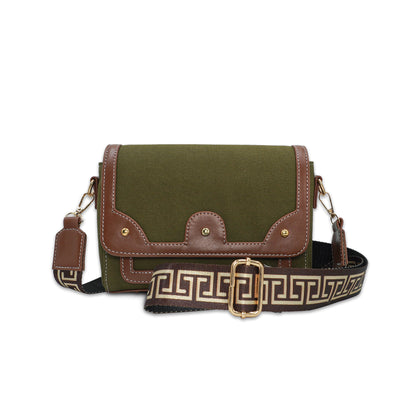 Canvas Sling Bag For Casual Use, Shoulder Sling Bag with Adjustable Strap